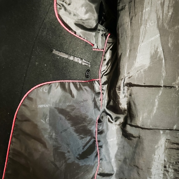 INC Wool Blend Zipper Front Jacket | Size Medium Mens - Picture 2 of 5